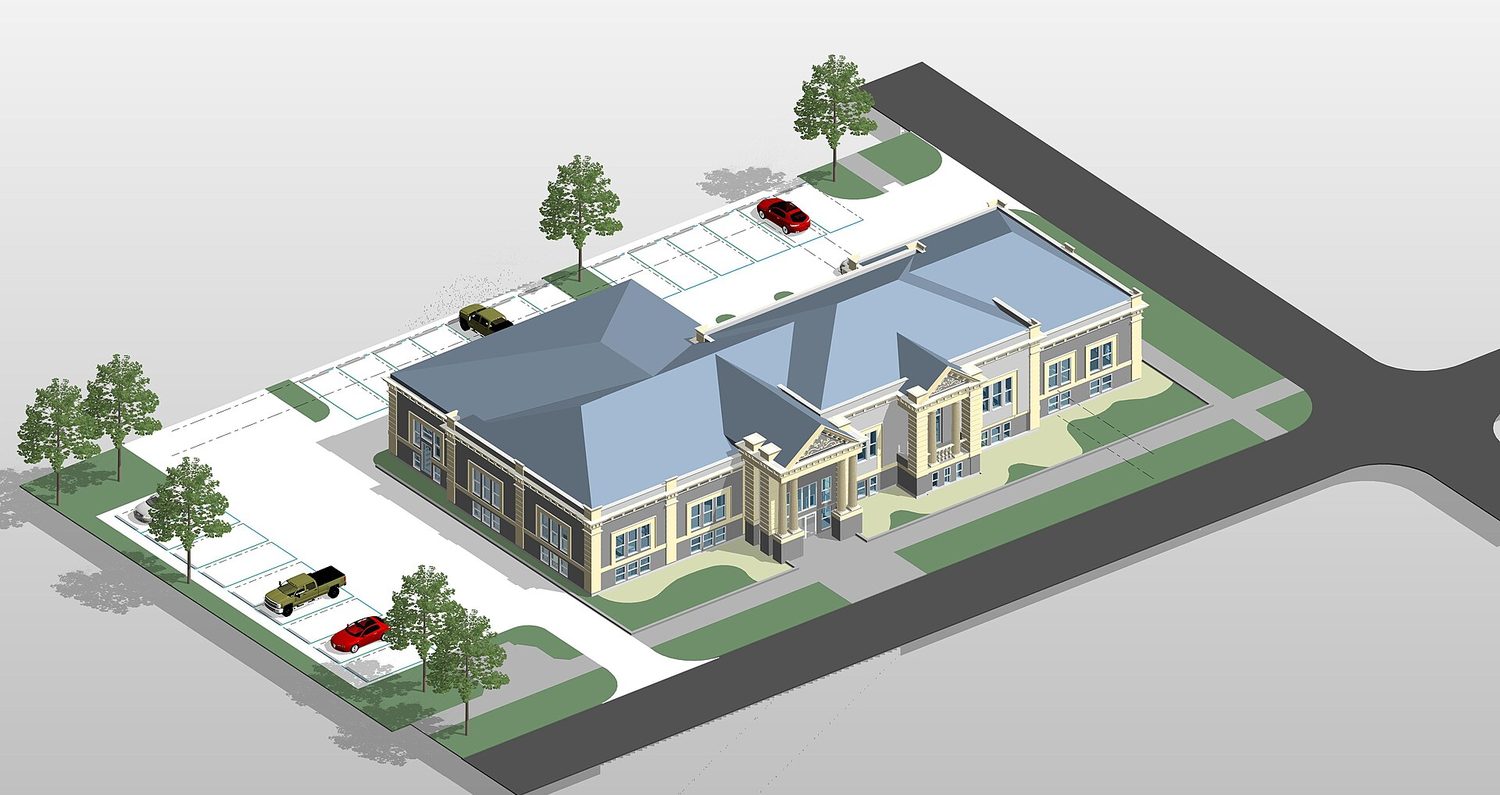 Цифровая модель здания, построенная в BIM-среде
